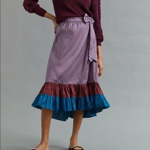 NWT Anthropologie Sachin & Babi Colorblocked Maxi Skirt Size 14
